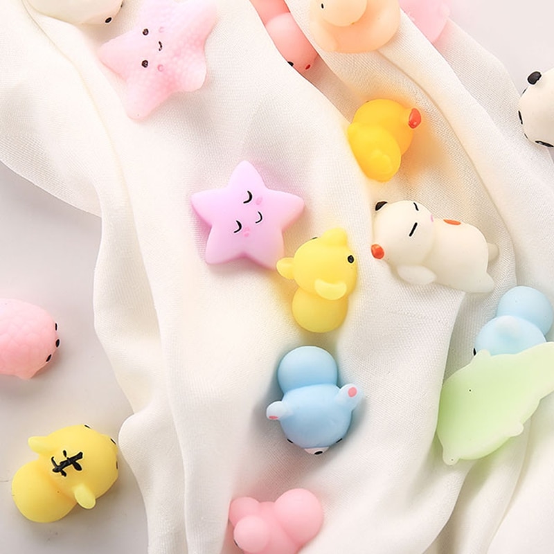 Kawaii Anima Squishy Mochi Toys For Kids Jouet Balle Anti Stress Fidget Birthday Party Toy Funny Pelota Antiestres Stress Relie