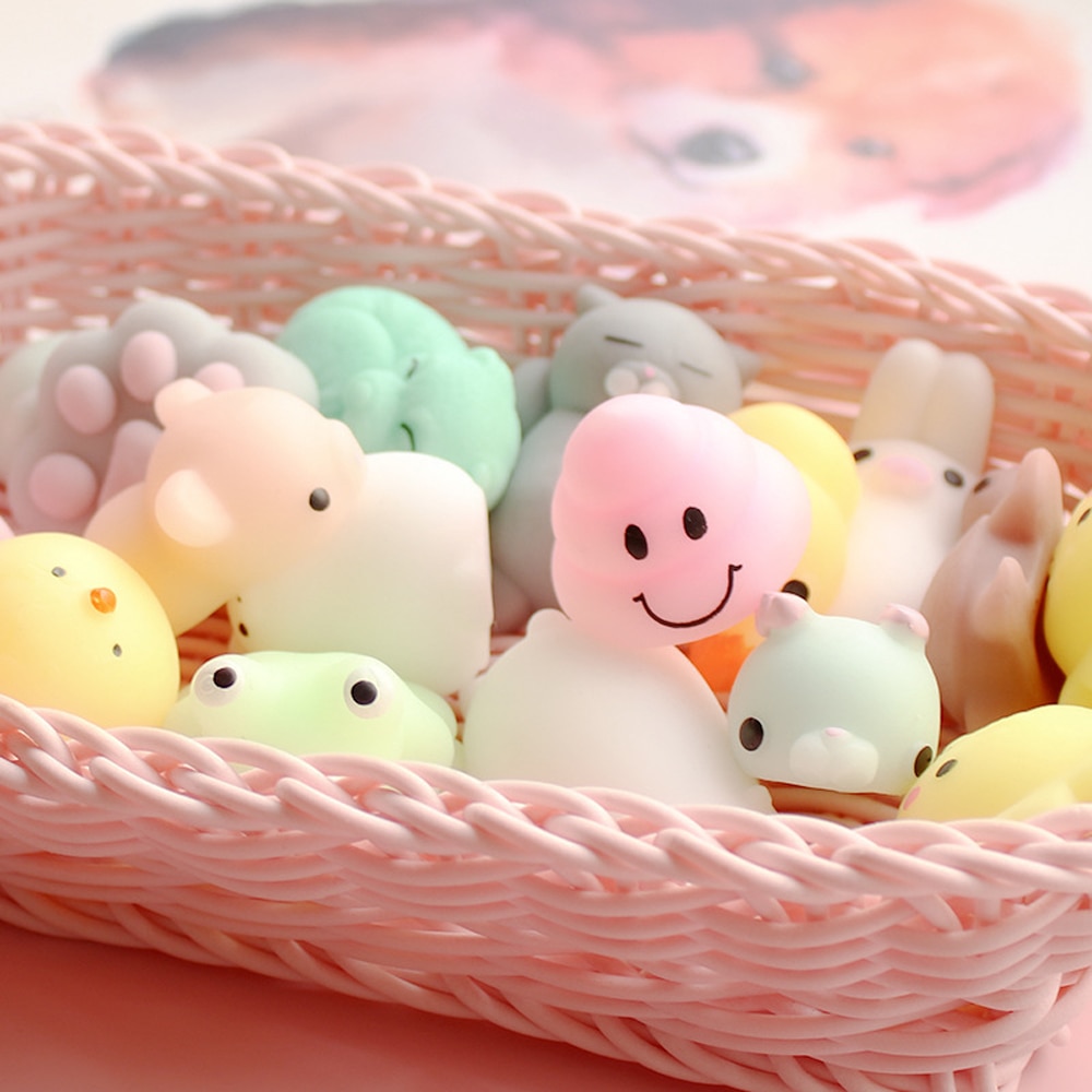 Kawaii Anima Squishy Mochi Toys For Kids Jouet Balle Anti Stress Fidget Birthday Party Toy Funny Pelota Antiestres Stress Relie