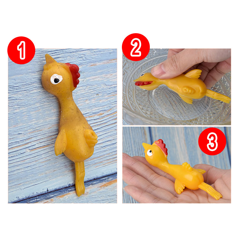 Turkey Catapult Launch Funnly Finger Slingshot Chick Practice Chicken Elastic Flying Birds Sticky Decompression Kids Adults Toys