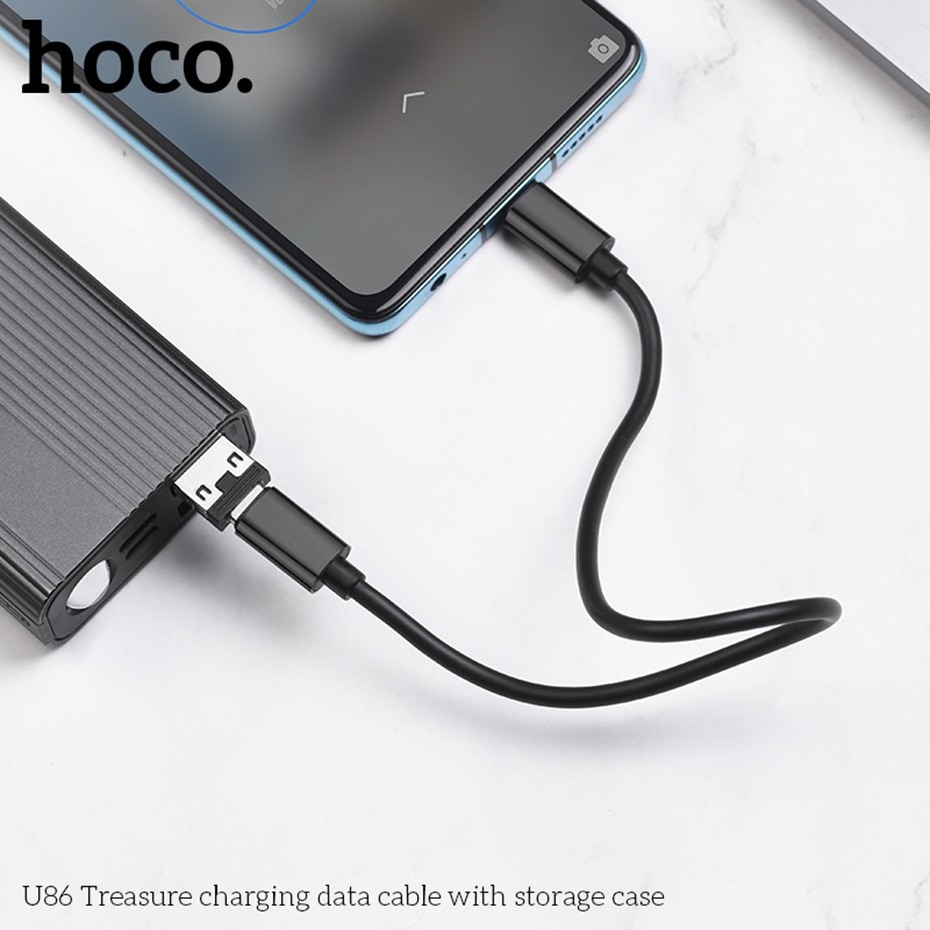 hoco. 6 in1 Multifunctional Phone Charge Cable Kit For iPhone 11 12 Pro Max XR Micro USB Cable Type C Adapter Fast Charge Cable