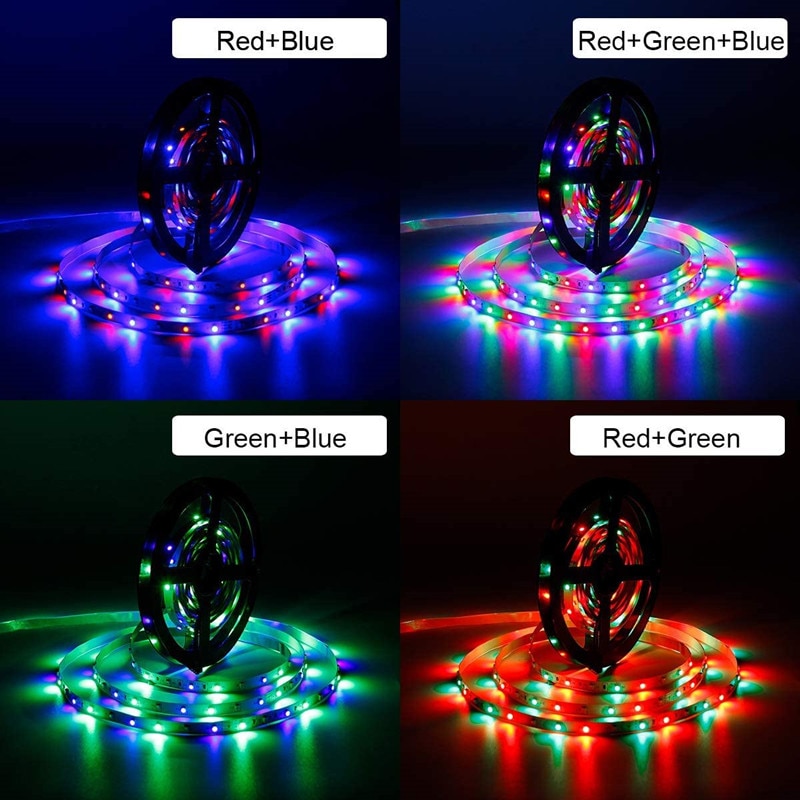 LED Strip Light RGB 2835 USB 5V Bluetooth 5050 DIY Smart Flexible Diode Suitable For Room kitchen Party Decor Luces Holiday Gift